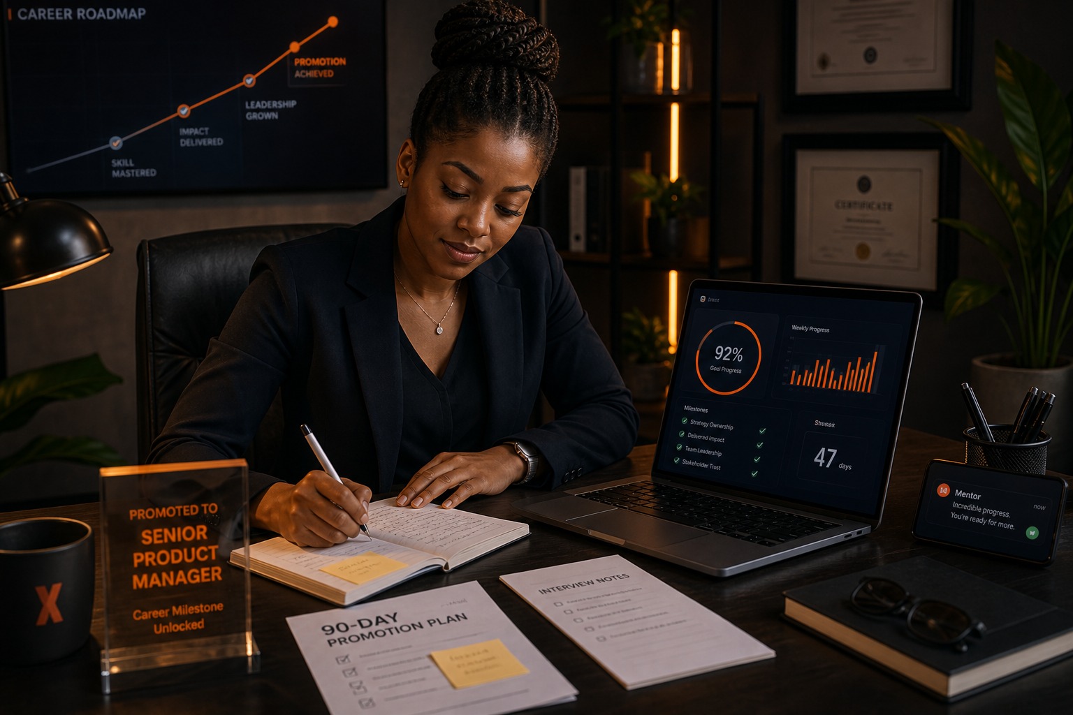 Career growth and milestone planning